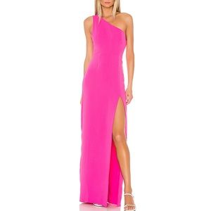 Gia Gown in Hot Pink